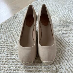J Crew Wedge Heels Size 8